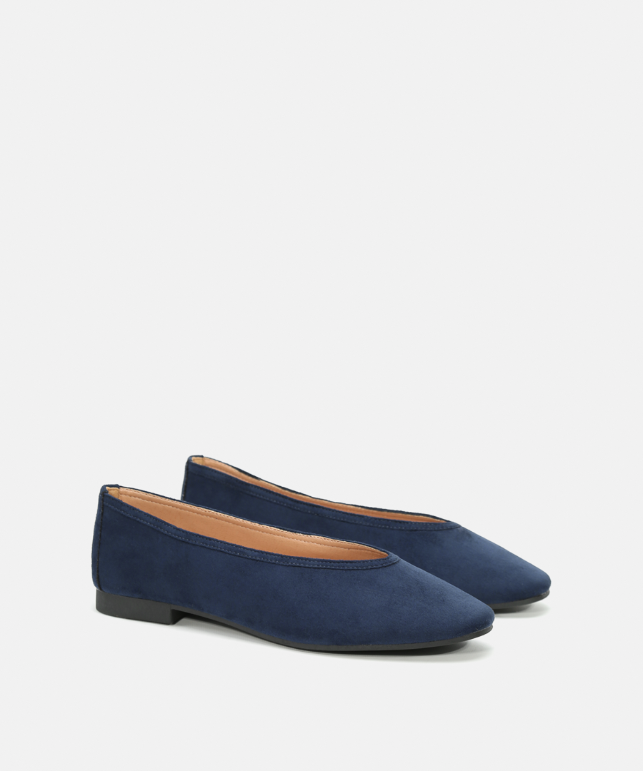 Bailarinas escote pico